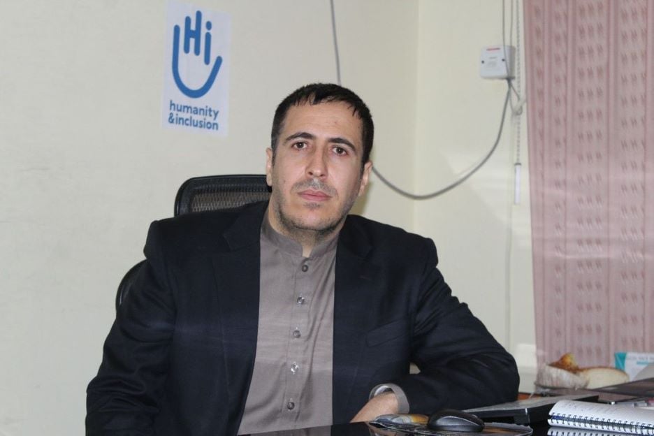 Mohammad Rasool, HI’s Area Manager in Kandahar province. He has been working with HI for the last 13 years. 