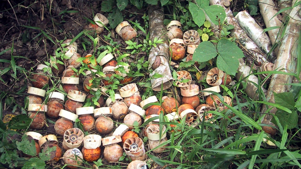 Blu-24 cluster munitions dropped on Laod in the 1960s and 70s