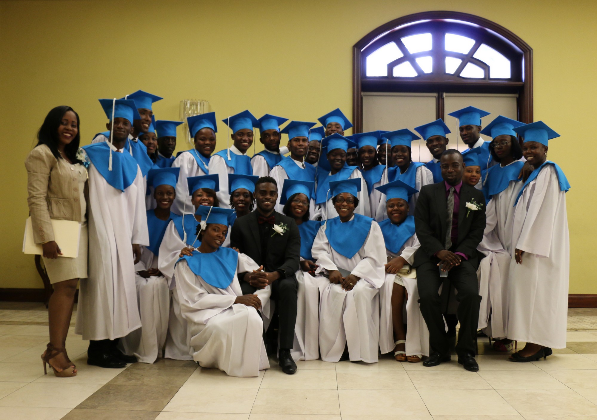 Proclamation des diplômés en réadaptation organisée par Handicap International en Haïti. © Handicap International