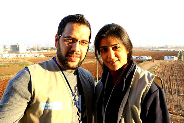 Zeinab at a Handicap International rehabilitation center in the Bekaa Valley. Lebanon.