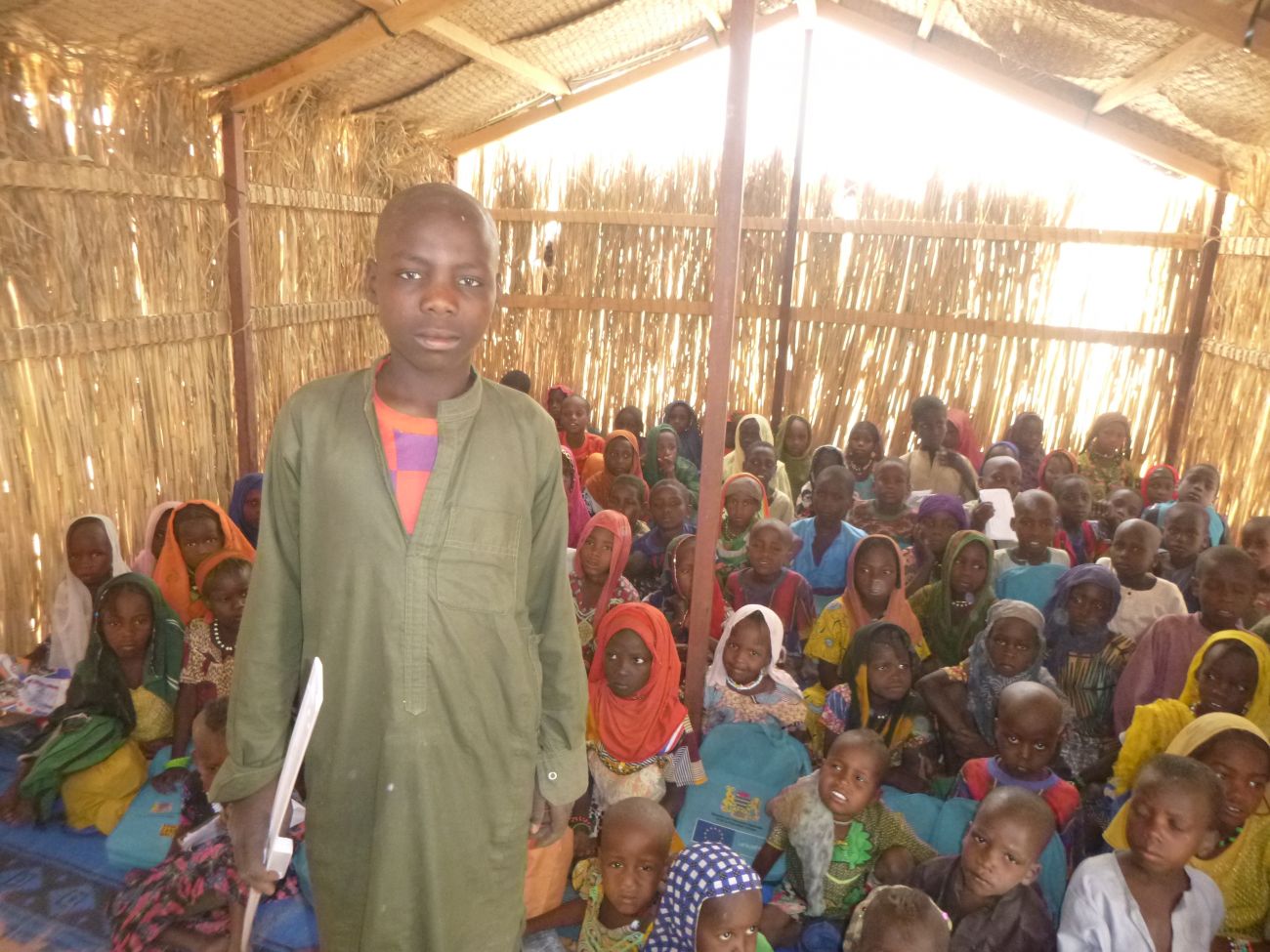 ©HI. Mai Djibrillah in a school classroom.