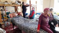 Residents of a refuge in the Dnipro region of Ukraine. Since the conflict began, the number of isolated older people, some of whom are care-dependent, has increased dramatically.