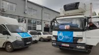 HI teams depart from Dnipro to deliver humanitarian goods to Ivanivske, Ukraine. © HI