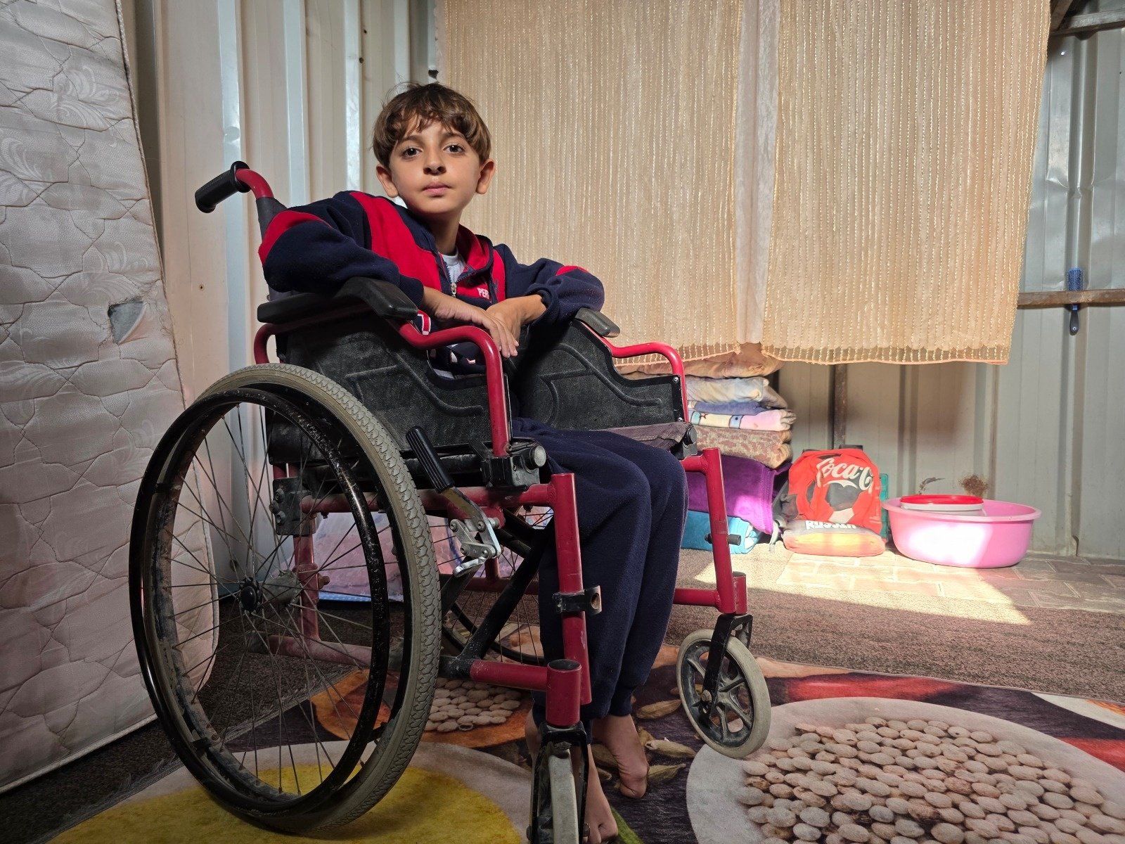 Displaced in Gaza, Basheer dreams of school