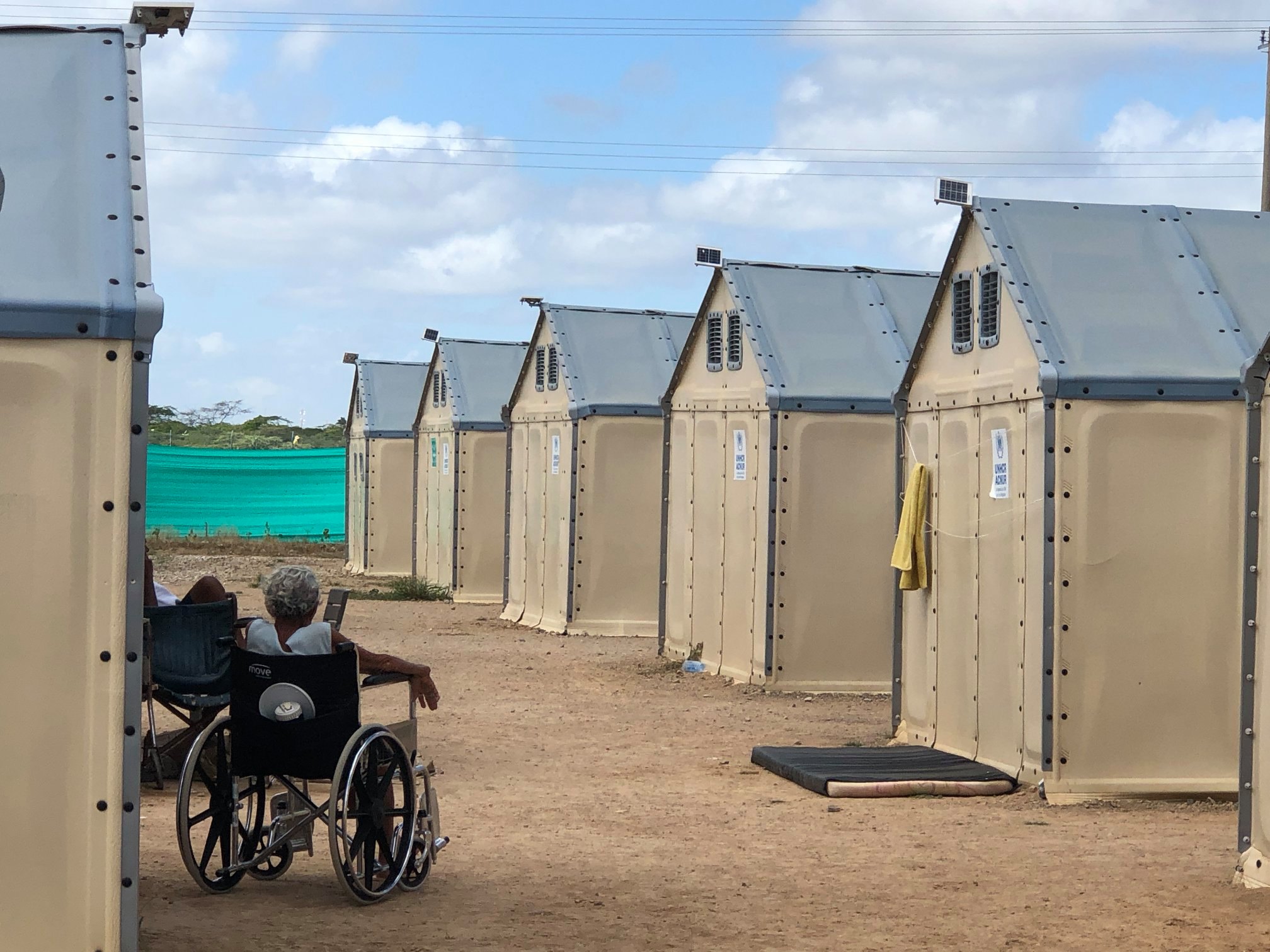 Venezuelan refugee center in Maicao, North of Colombia