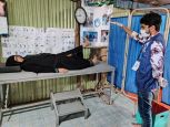 Rehabilitationssitzung von HI in Bangladesch während der Covid-Epidemie-19