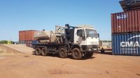 The GCS 100 Explosive Ordnance Disposal (EOD) platform, which left Germany in August 2018, arrived in Chad last December. Once authorisation had been received, it was transported by truck to Faya.