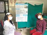 Rehabilitation session with HI during Covid-19 epidemic in Nepal