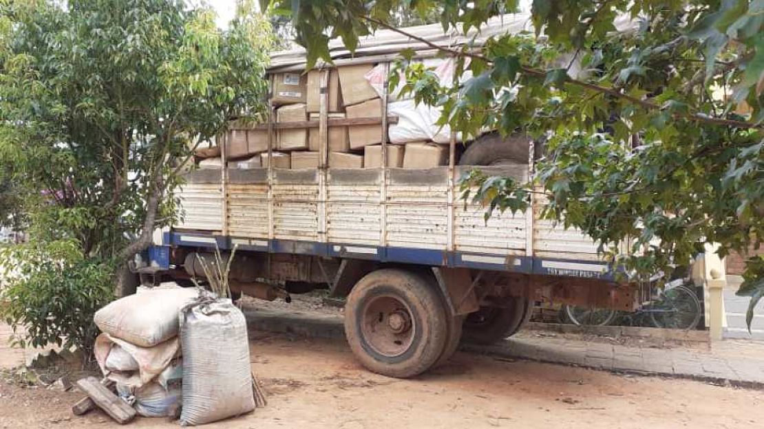 HI’s emergency supply kits depart for distribution to survivors of cyclone Batsirai, ahead of Emnati’s impending arrival. 