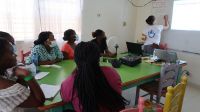 HI specialist Virginie Duclos trains 6 physical therapists to take in charge people injured by the 14 August earthquake