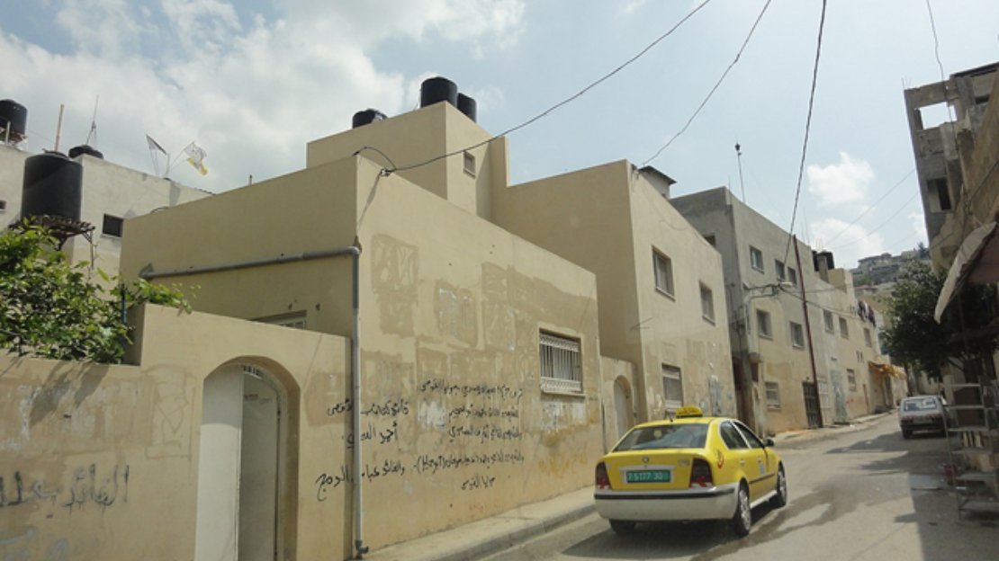 A neighborhood in the city of Jenin in the West Bank.