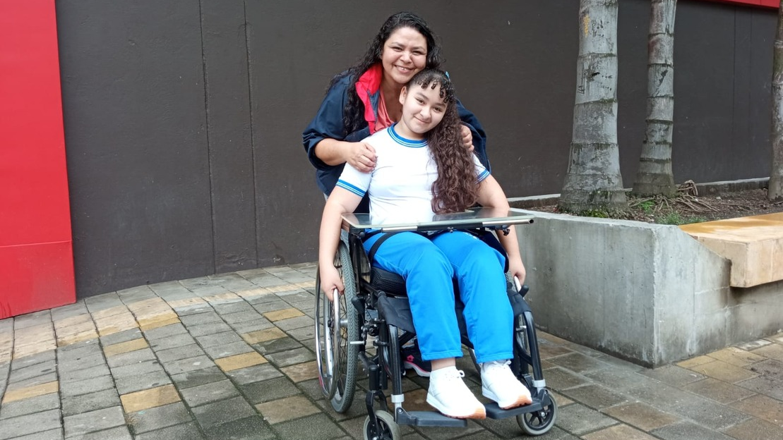 Michelle and her mother Zulay are optimistic about the future. 