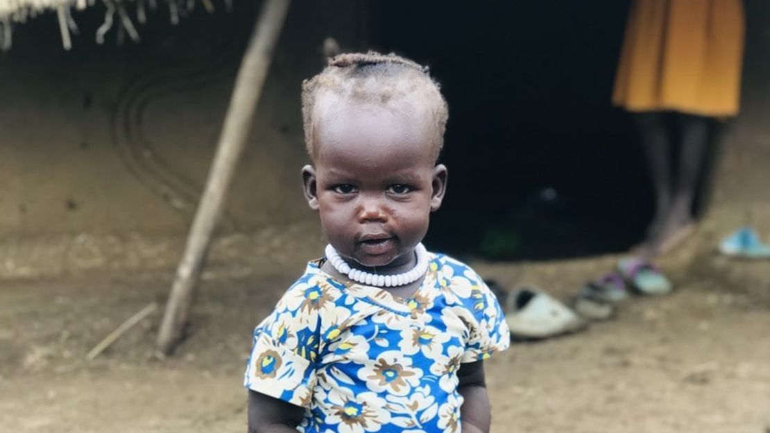 11-month old Pal, standing on his own after stimulation therapy from HI.