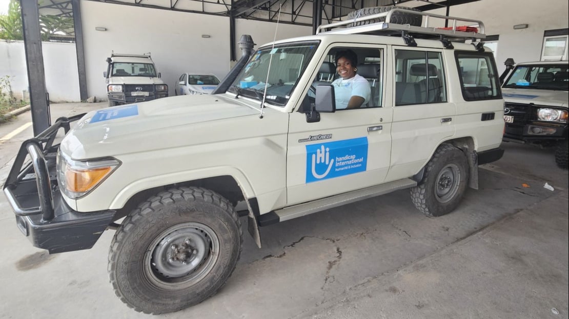 Meet Schumen Kamalu, a driver in the DRC