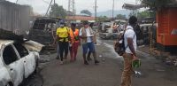 HI working to assist the victims of the explosion in Freetown in 2021.