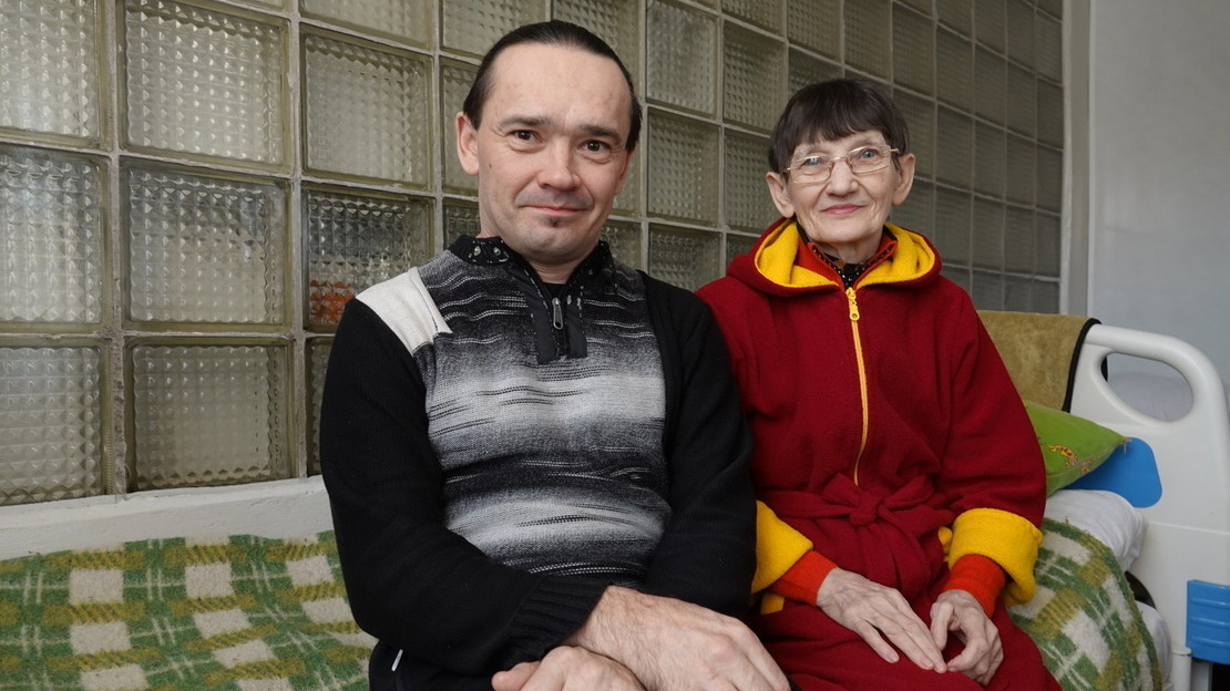Displaced by war: the story of Tamara and her son Mykhailo