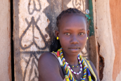 Young girl in Kenya