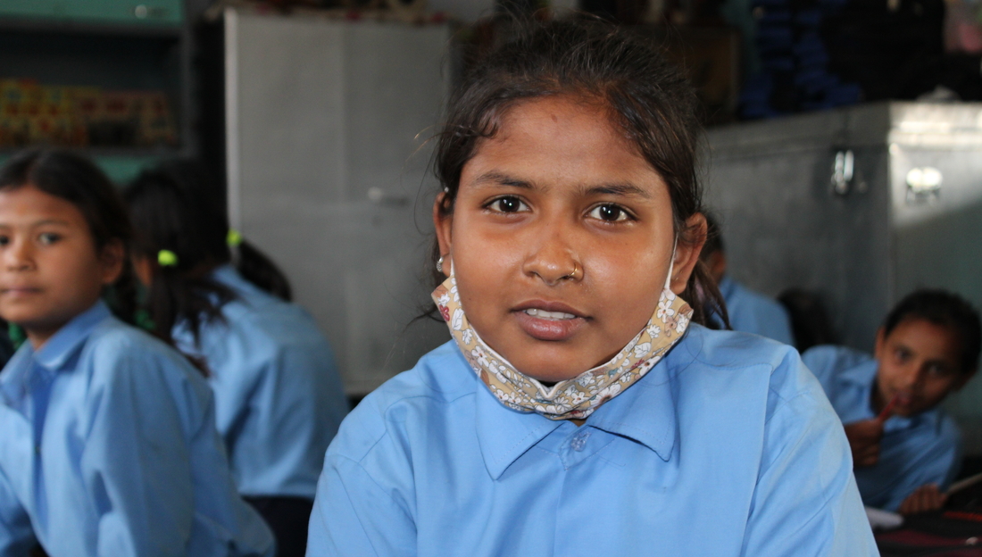 Soni in her classroom.