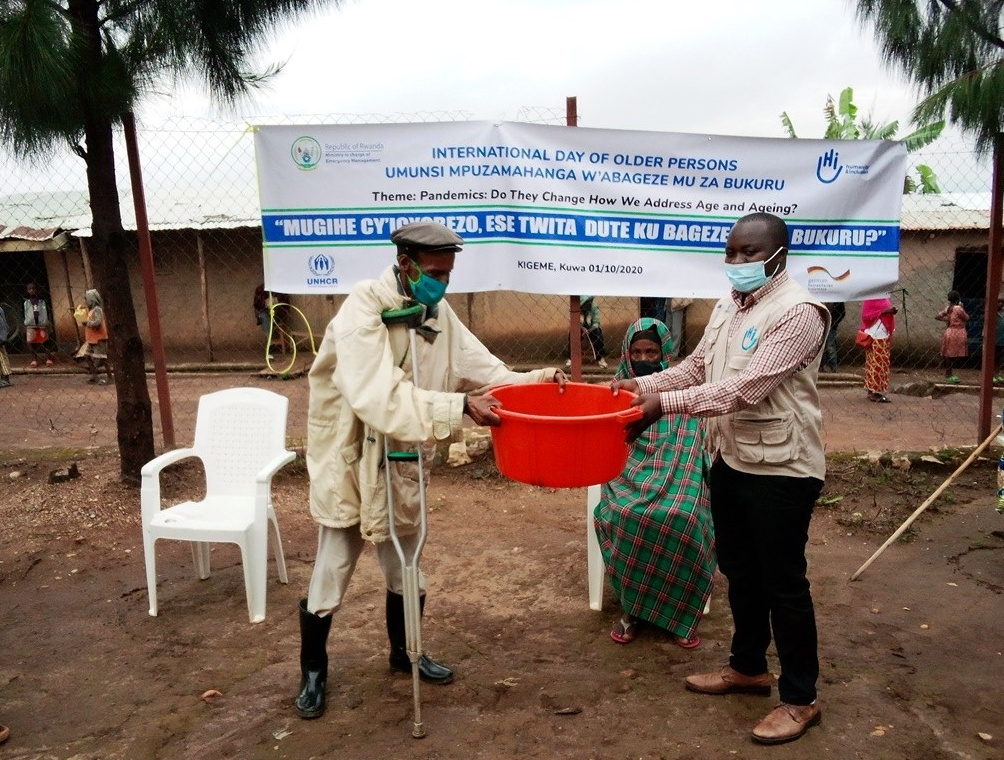 International Day of Older Persons organized by HI and partners in refugees camp of Kigeme, in Rwanda
