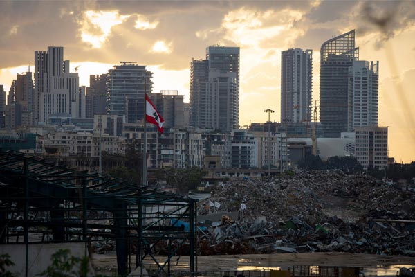 The site of the Beirut explosion