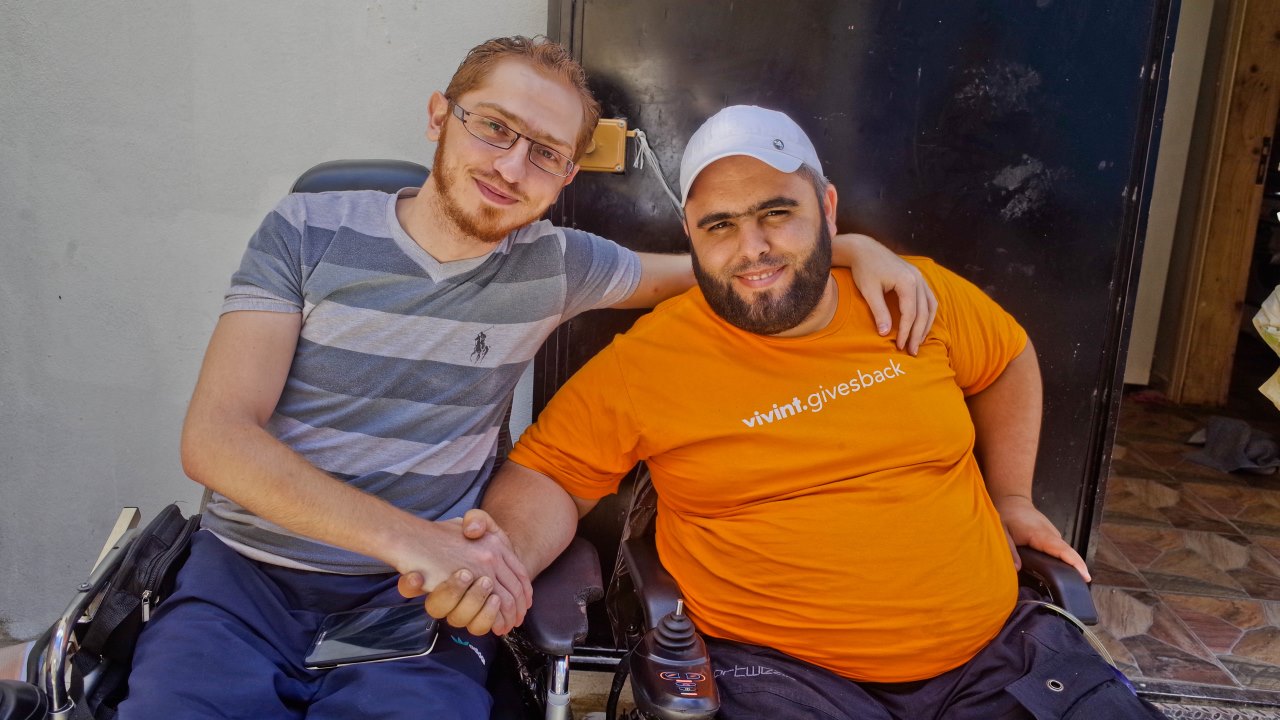 Mohammad and Ayman, two inseparable friends.