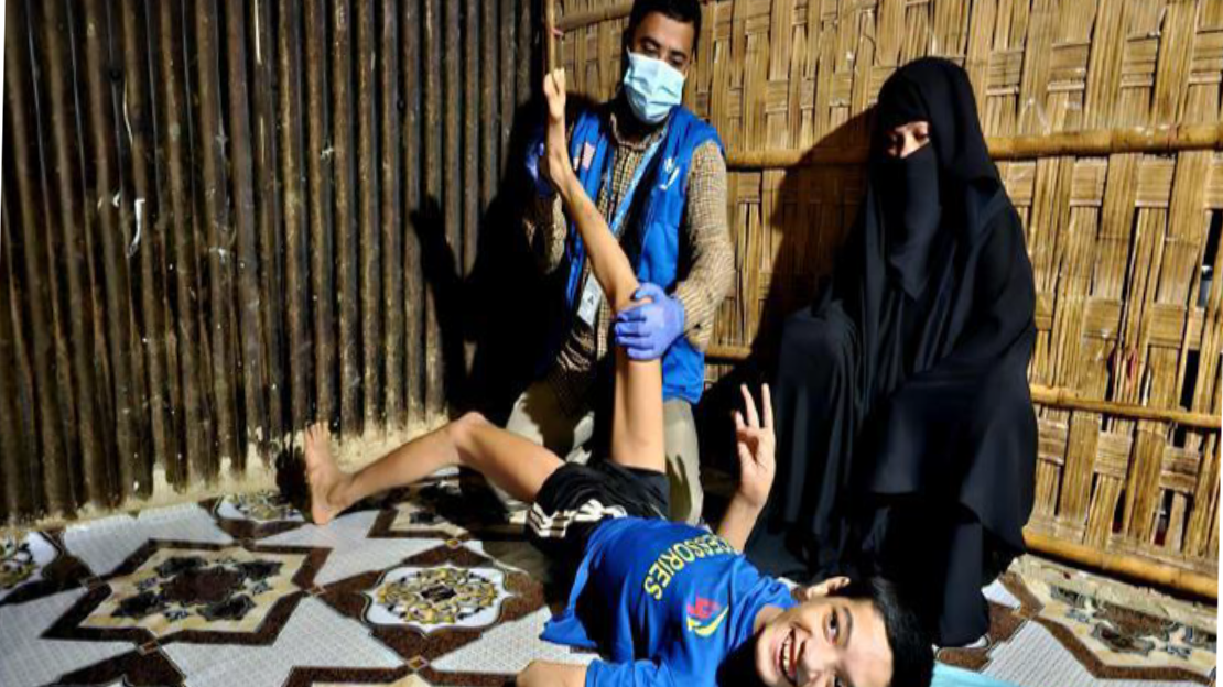 Mohammad Alam is receiving home-based therapy services