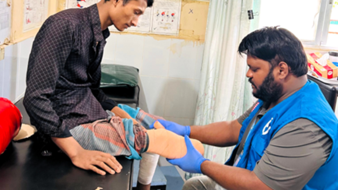 Healing After the Blast: Karim’s Story of Strength and Support