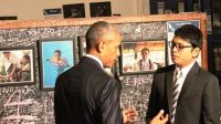 Barak Obama meets with former Ban Advocate Thoummy Simphalan