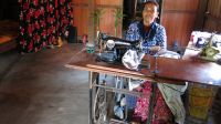 Landmine victim, Seng Ly, established her sewing business with the help of Handicap International