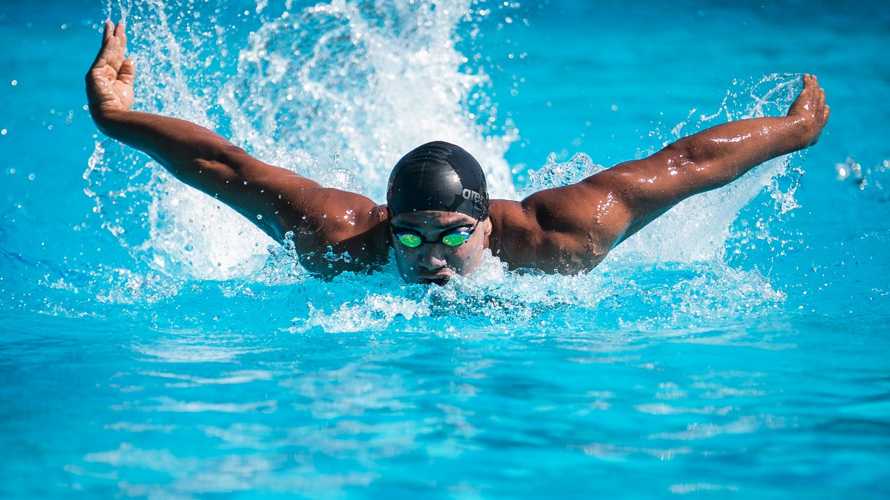 Flavio, during a training session in Colombia.