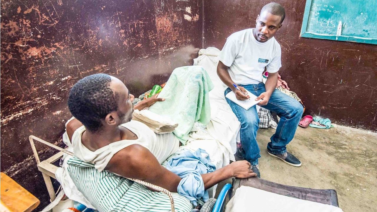 Handicap International's teams are working with injured people in Les Cayes, after the hurricane hit Haiti last week.