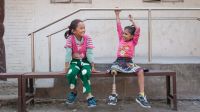 Nirmala and Khembro both lost their legs in the earthquake.