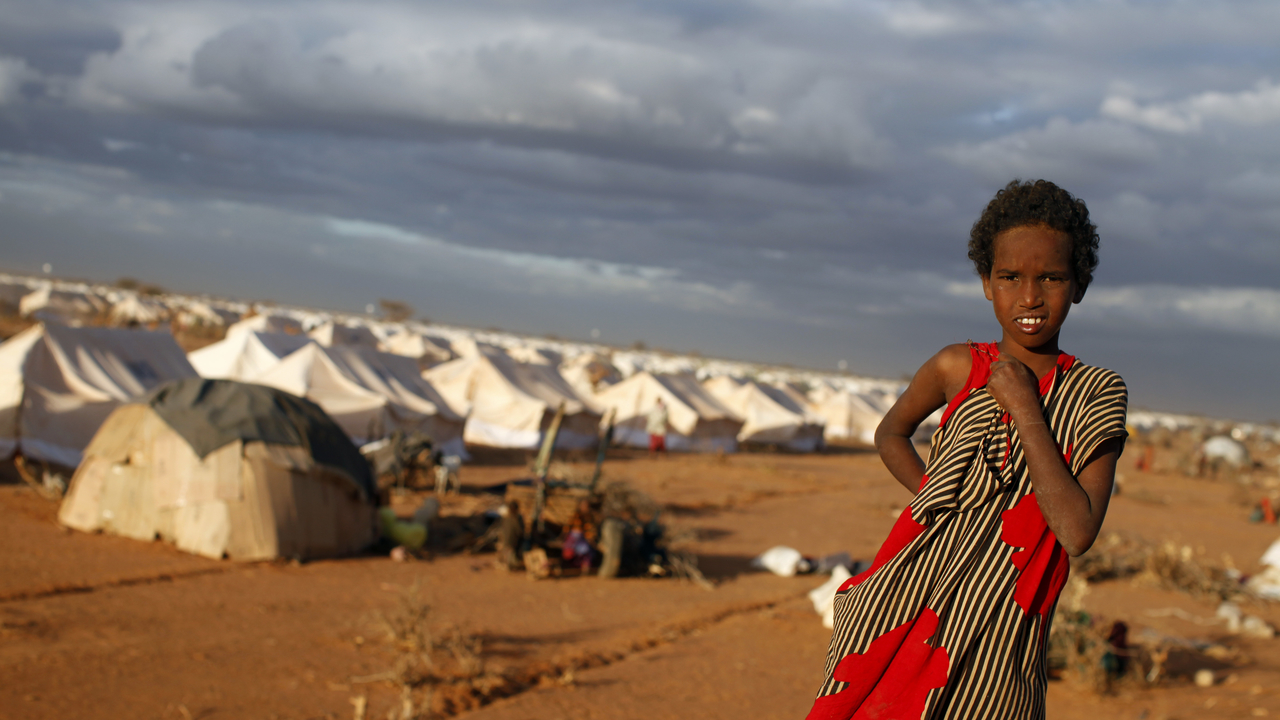 Archive image: Somali refugees in Dadaab camp, Kenya, 2011.A refugee in Dadaab camp, Kenya