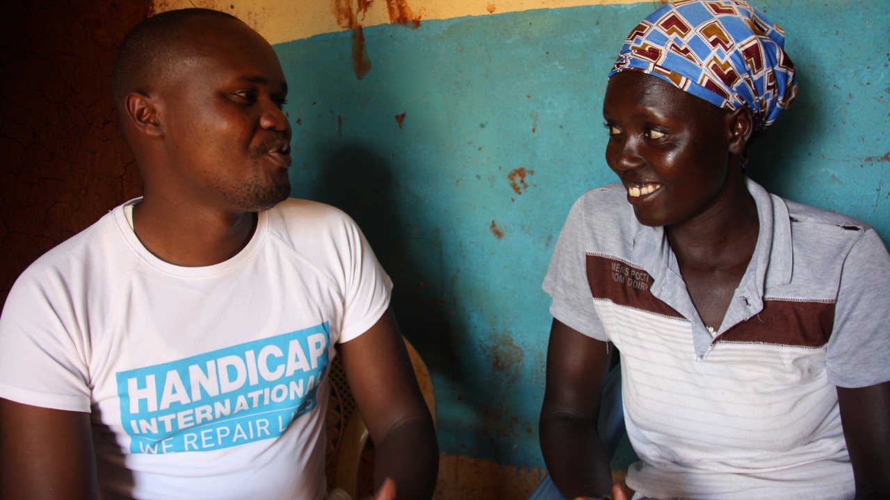 Christine, a Handicap Inernational peace ambassador, Kenya.