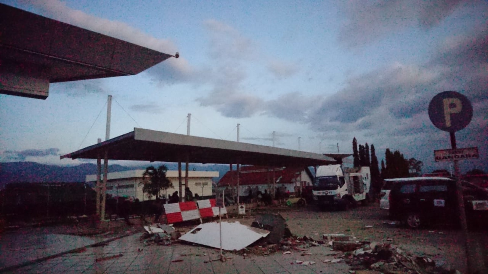Destructions in Palu town, Sulawesi island. CIS-Timor, HI partners, are assessing the needs of populations severely hit by the earthquake and tsunami.