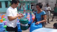 Distribution of hygiene & shelter kits organized by Handicap International and its partners, with Start Fund support, to population affected by Typhoon Nock Ten.