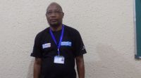 Sulu Bellarmin, who works as a driver and logistics assistant for Handicap International's team in Kasai, DR Congo.