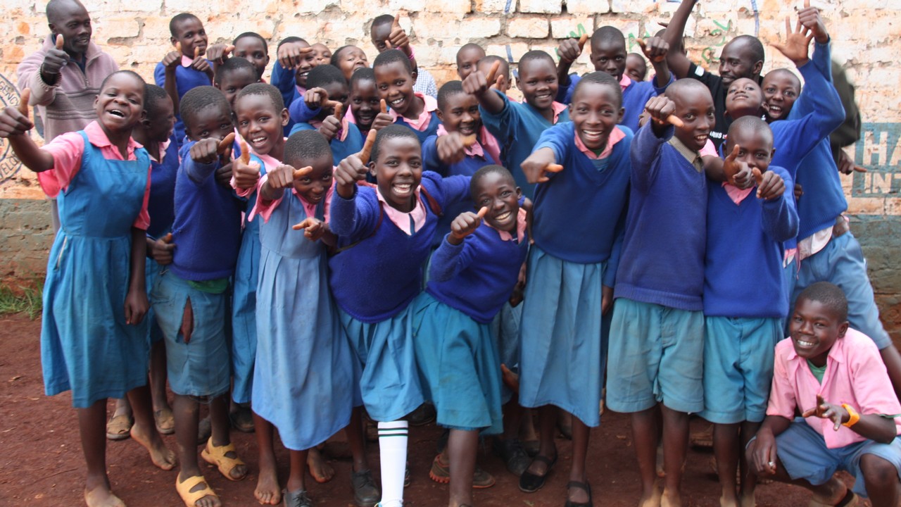 An after-school club for children with disabilities in Kenya.