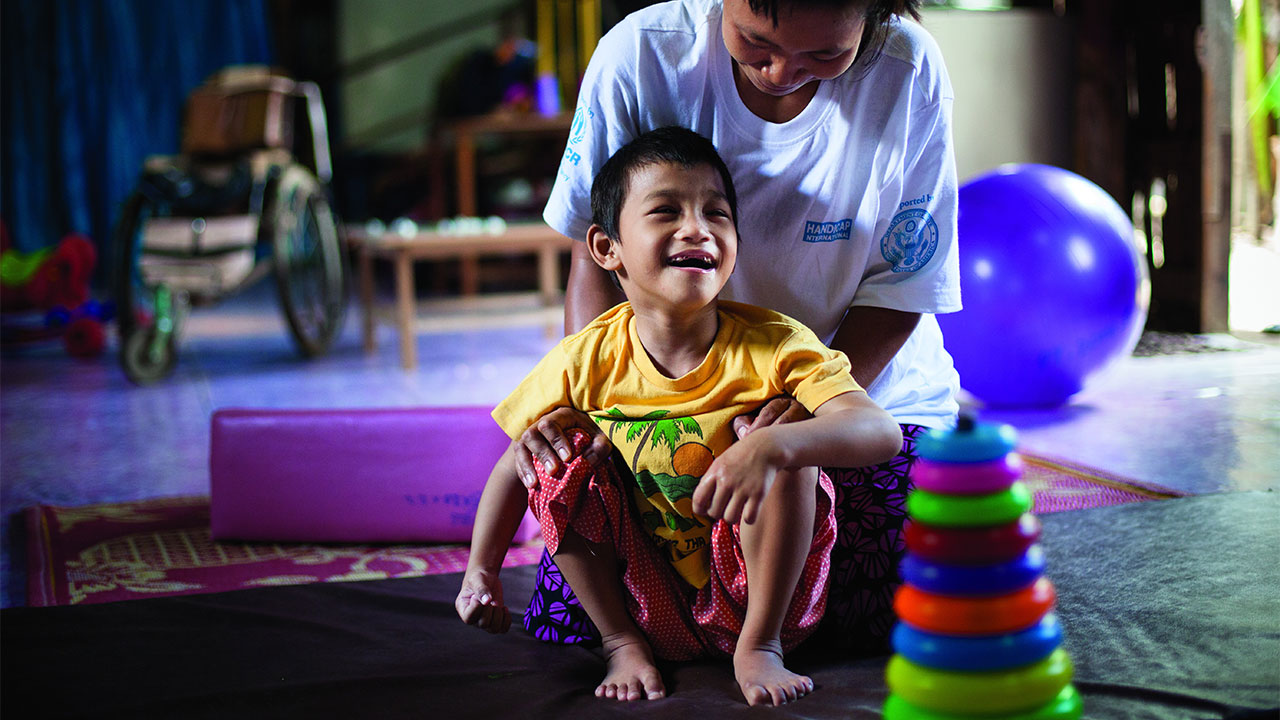 Naw Mu Eh Gay, an 8 year old child in Mae La refugee camp, Thailand.